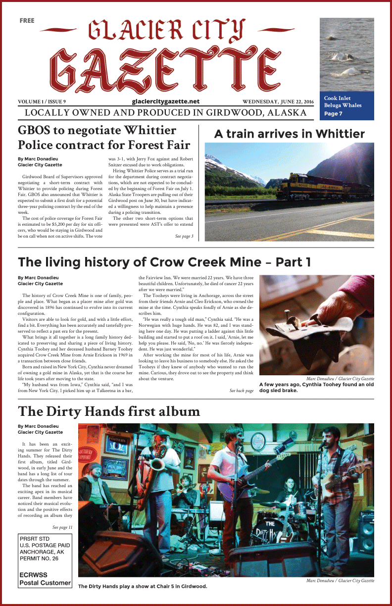 Glacier City Gazette – June 22, 2016