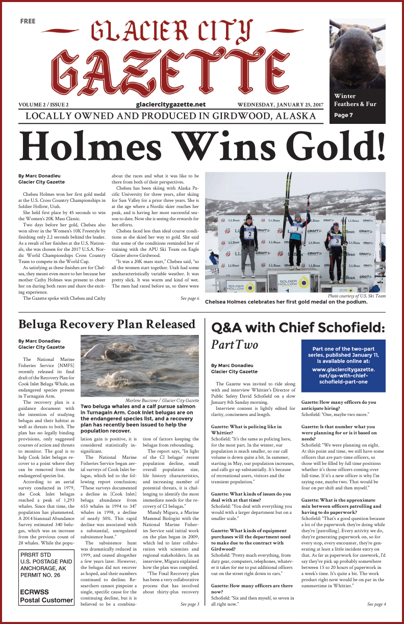 Glacier City Gazette – January 25, 2017