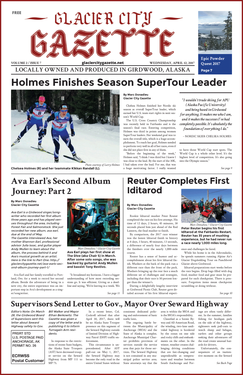 Glacier City Gazette – April 12, 2017