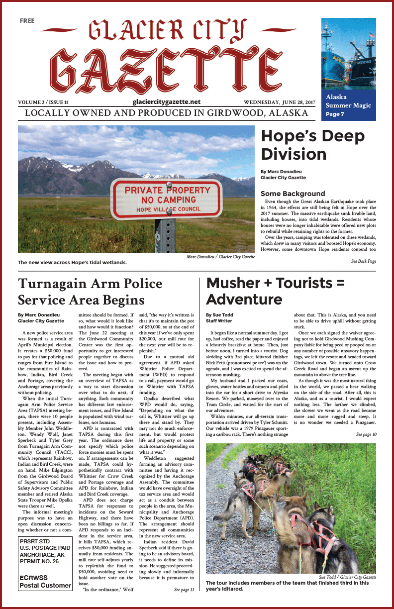 Glacier City Gazette – June 28, 2017