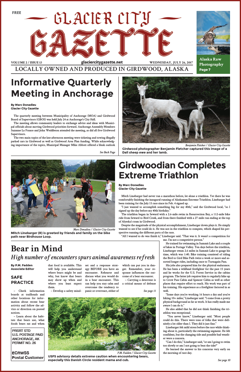 Glacier City Gazette – July 26, 2017