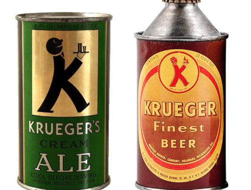 Courtesy photo On January 24th, 1935, ‘Krueger’s Finest Beer’ & ‘Krueger’s Cream Ale.’ are the first beers canned and sold in the U.S. by Krueger Brewing Co. out of Newark, NJ.